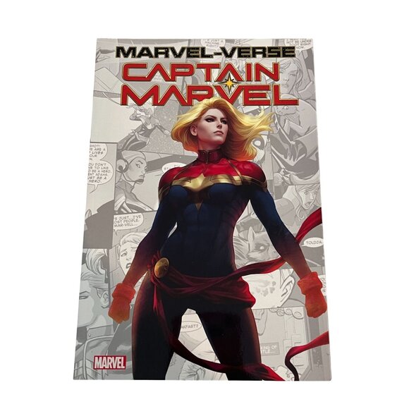 Marvel-Verse Captain Marvel Graphic Novel Comic Book Superhero Collection - Picture 1 of 5